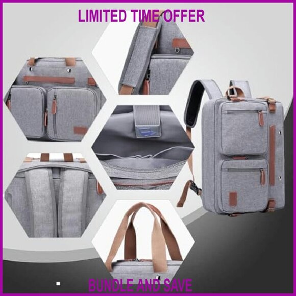 Multifunctional Laptop Backpack for 17.3-Inch Business Travel
